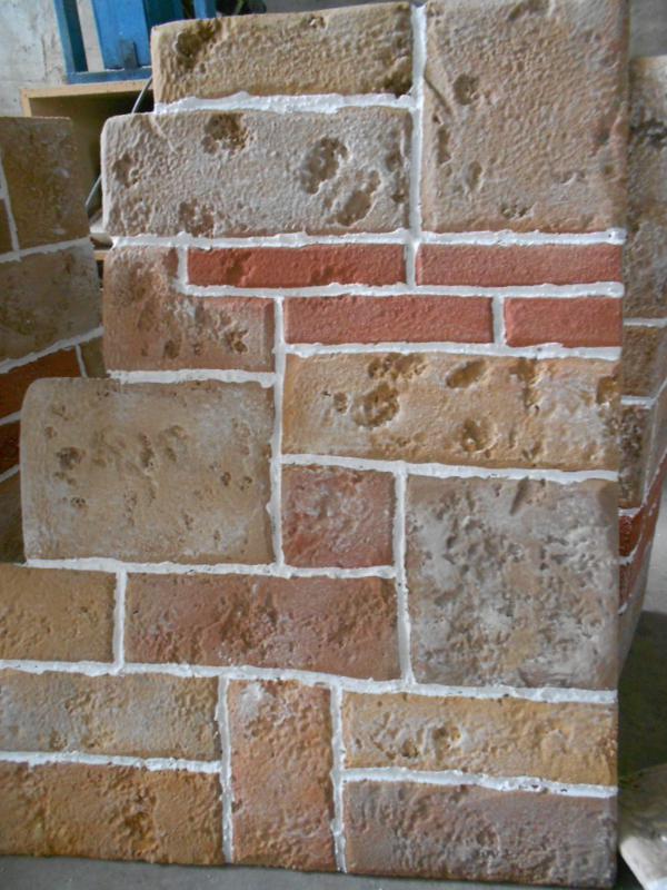 Stranolegno design: creazioni in polistirolo, sculture, sfere in ... Parete in pietra finta per interni ed esterni