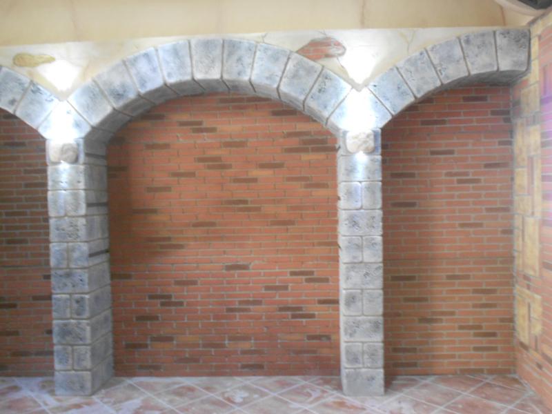 Stranolegno design: creazioni in polistirolo, sculture, sfere in ... Finti mattoni